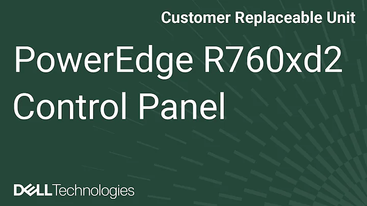 Dell PowerEdge R760xd2: Remove/Install Left Control Panel