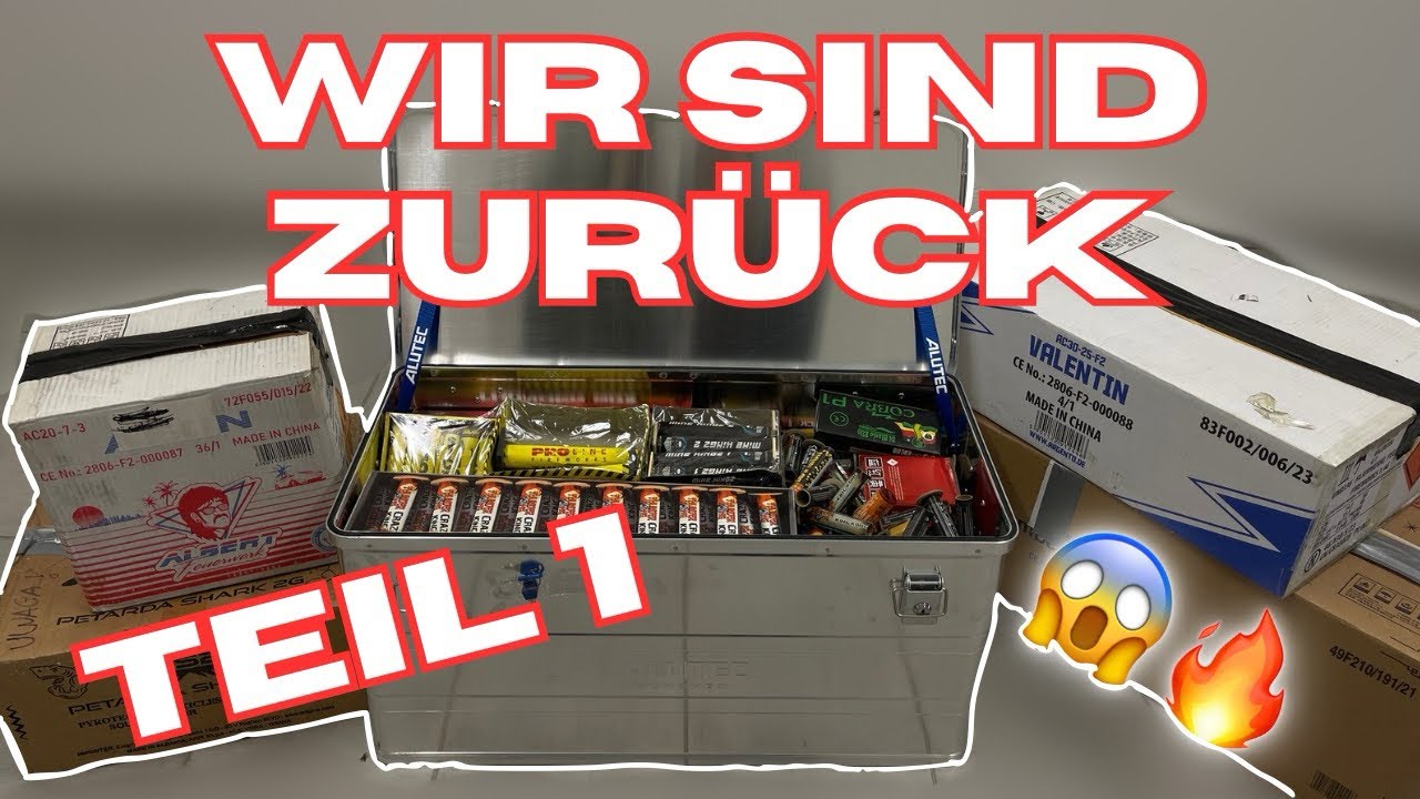 WIR SIND ZURÜCK‼️😱 / Feuerwerk-Reste Silvester 2024/2025🔥🧨