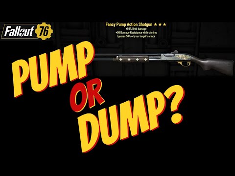 Fallout 76 - The Fancy Pump Action Shotgun