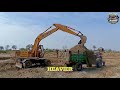 Zalim Overloaded Tractor Stuck 😱 Massey Ferguson 260 Turbo Rescue by Excavator Machine