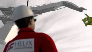 Offshore construction animation clip