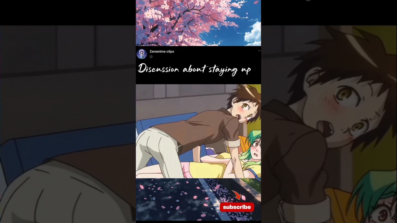 Discussion about staying up until 