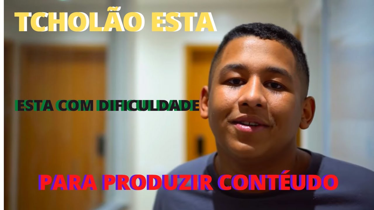 TCHOLÃO ESTA COM MÁ VONTADE OU DIFICULDADE ? OS TCHOLAS - YouTube