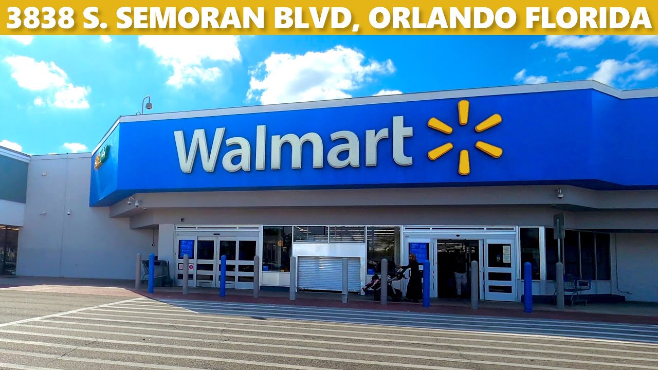 Shopping at Walmart in East Orlando Florida at 3838 South Semoran Blvd  (SR-436) Store 1084 