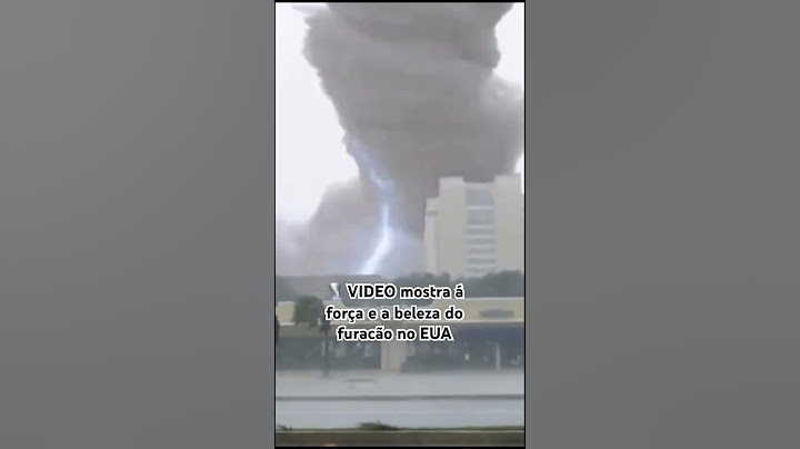 MUNDO: Vídeo mostra a força e beleza de um furacão nos Estados Unidos #furacão #noticias #eua