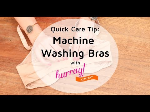 How to Machine Wash Bras - Quick Care Tip with Hurray Kimmay