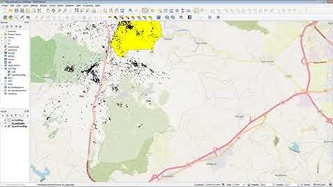How to add postcode layer to selected buildings layer #QGIS