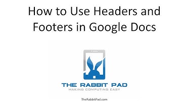 How to Use Headers and Footers in Google Docs