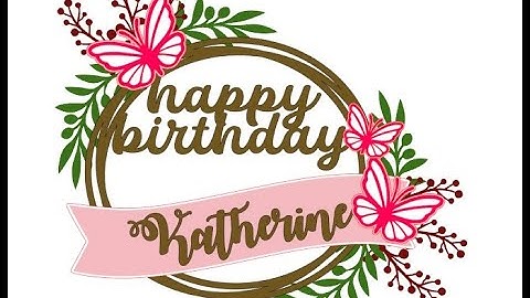 CAKE TOPPER DESIGN I TRACE OUTER EDGE I TRACE I SILHOUETTE CAMEO I CAMEO 4 I CAKE TOPPER