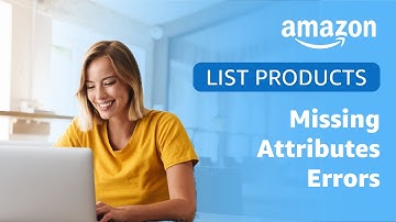Amazon Listing Errors - Missing Attributes