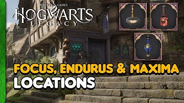 Hogwarts Legacy: Focus, Maxima & Edurus Potions Locations (Professor Sharp