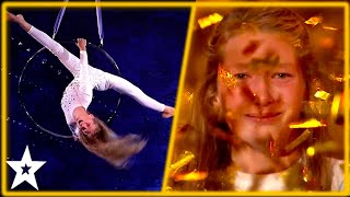 Young Aerial Acrobat Wins The Den Buzzer Kids Got Talent