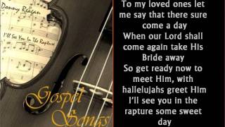 I'll See You In The Rapture - Donny Reagan chords