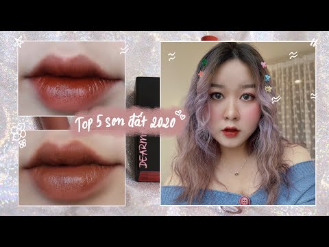 TOP 5 MÀU SON ĐẤT ĐÁNG MUA NHẤT 2020 | FAVORITE 2020 | kieuchinh2706