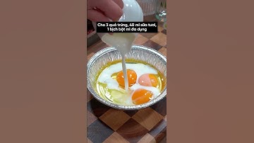 Bánh bông lan bằng nồi chiên ko dầu #reels #cooking #nauan #123fabe #soholaan #youtubeshorts