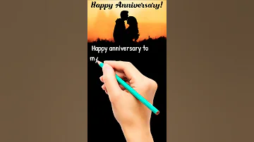 Happy Anniversary Wishes For Wife #shorts #anniversary
