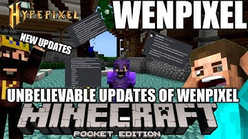 THE ALL NEW UNBELIEVABLE UPDATES OF WENPIXEL SKYBLOCK #craftersmc #wenpixel #satnetwork #hypixel