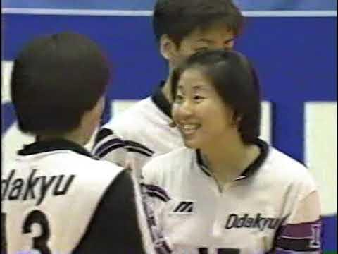 1997/98_第4回Vリーグ女子_小田急ジュノー vs デンソーエアリービーズ_第2セット途中から(画質悪め) YouTube