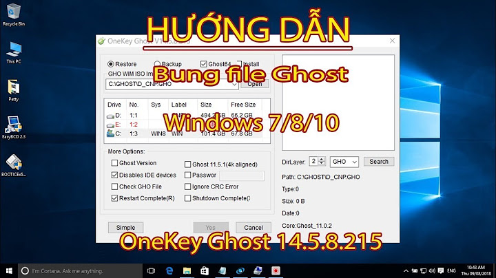 Hướng dẫn sử dụng onekey ghost win 7