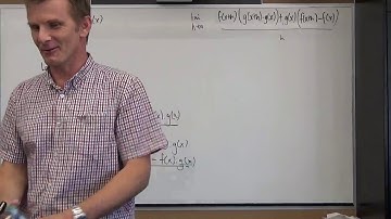 Year 12 Methods:  Proving the Product Rule