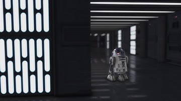 Star Wars R2-D2 Element 3D