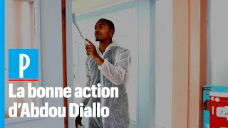 PSG : Abdou Diallo repeint l'étage des enfants de l'hôpital Trousseau