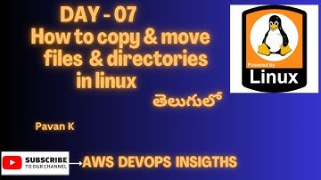 Linux Basics: How to Copy Files and Directories| AWS DEVOPS PYTHON LINUX TERRAFORM in Telugu తెలుగు