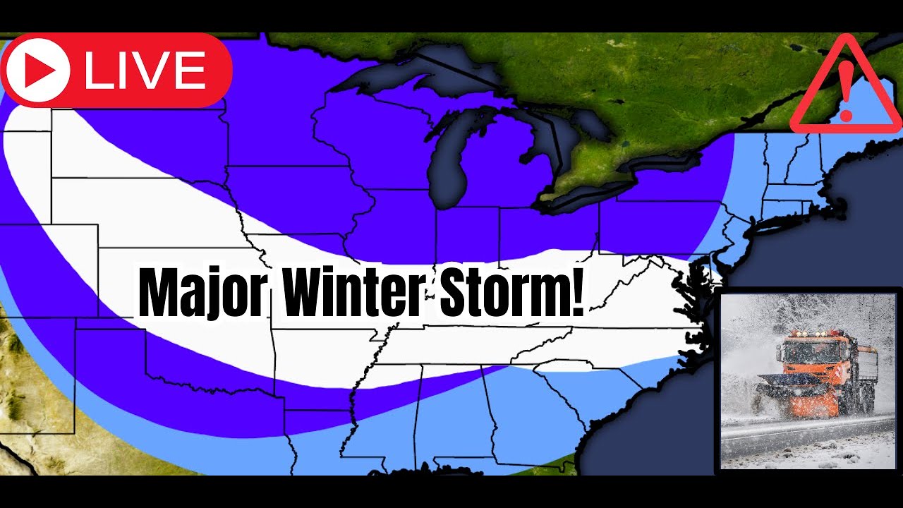 Live Winter Storm and Severe Weather Coverage! - YouTube