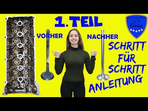 ZYLINDERKOPF ÜBERHOLEN 1. TEIL 🔹 KOMPLETT ZERLEGEN 🔹 VENTILE REINIGEN 🔹 DIY TUTORIAL