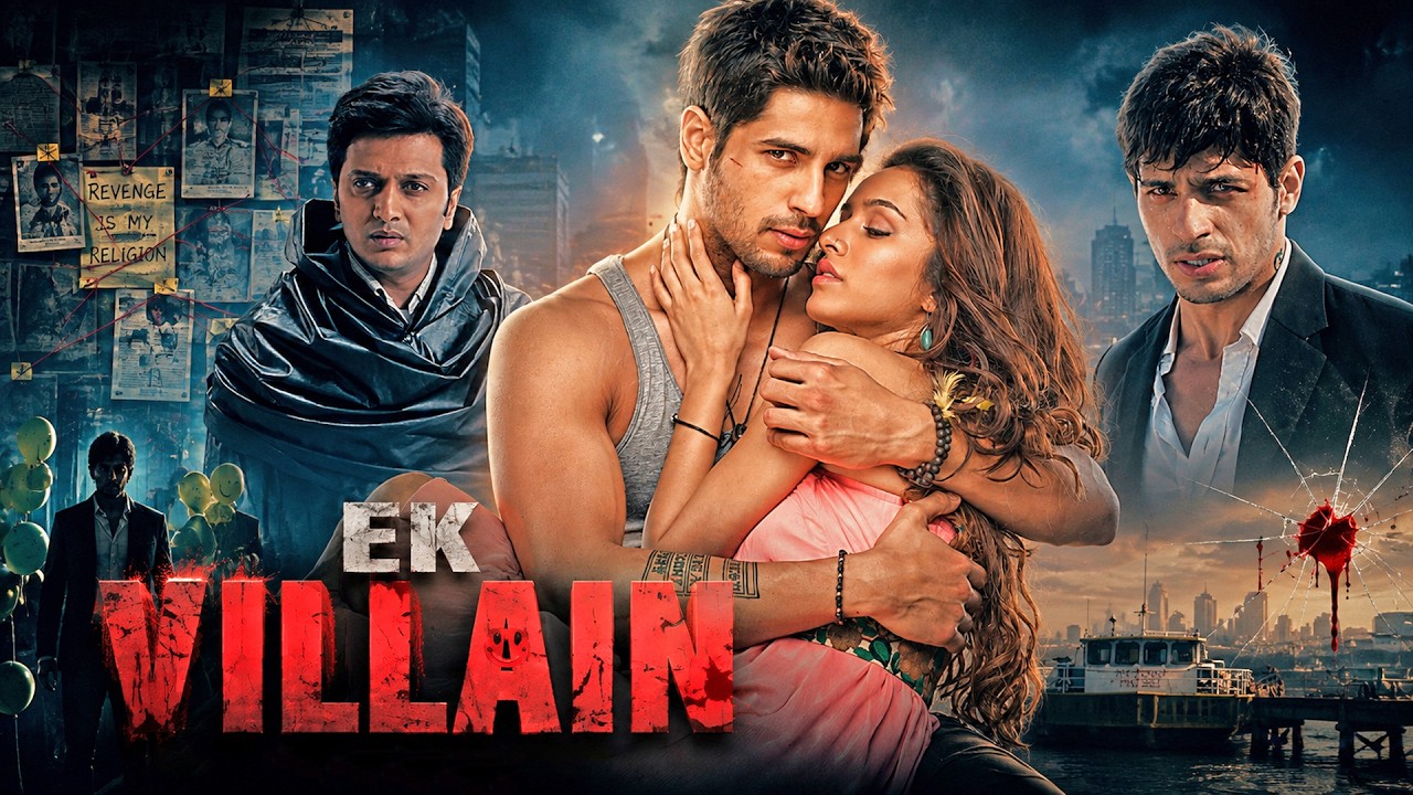 Ek Villain (2014) - Full Hindi Movie 4K | Sidharth Malhotra, Shraddha Kapoor, Riteish Deshmukh