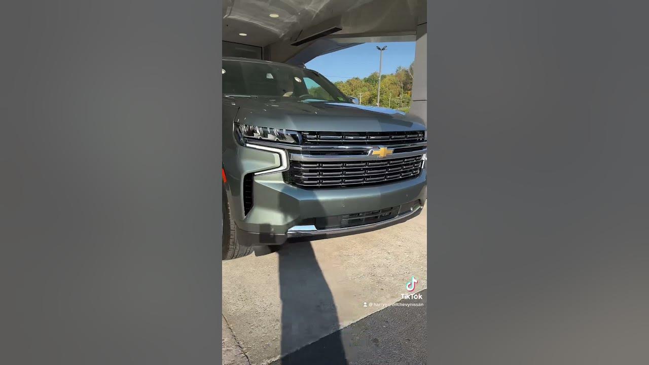 2023 Chevy Tahoe Premier 3.0L Duramax in Silver Sage Metallic YouTube