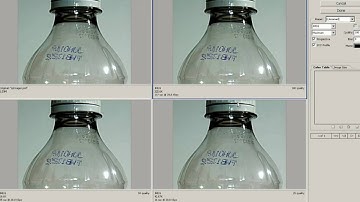 1 Coke Bottle - image plane setup, begin bottom