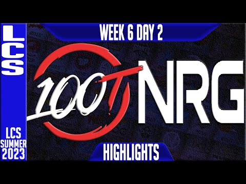100 vs NRG Highlights | LCS Summer 2023 W6D2 | 100 Thieves vs NRG Esports