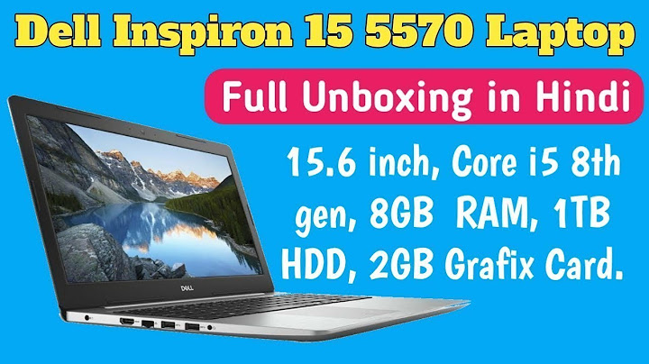 Dell inspiron 15 5570 laptop review