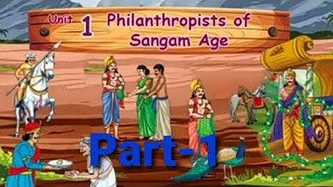 4th std  unit-1 : Philanthropists of sangam age(Term-2) part-1/  social science