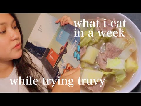 Trying TruVy Supplements for the first time + what I eat in a week |Kenne'line Marie
