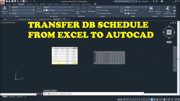 Two ways to transfer your DB (Distribution Board) Schedule from Excel to AutoCAD (Part 4)