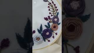 Floral hoop embroidery #handembroideryflowerdesigndrawingforbeginner #embroideryart #art #art Floral hoop embroidery #handembroideryflowerdesigndrawingforbeginner #embroideryart #art #art
