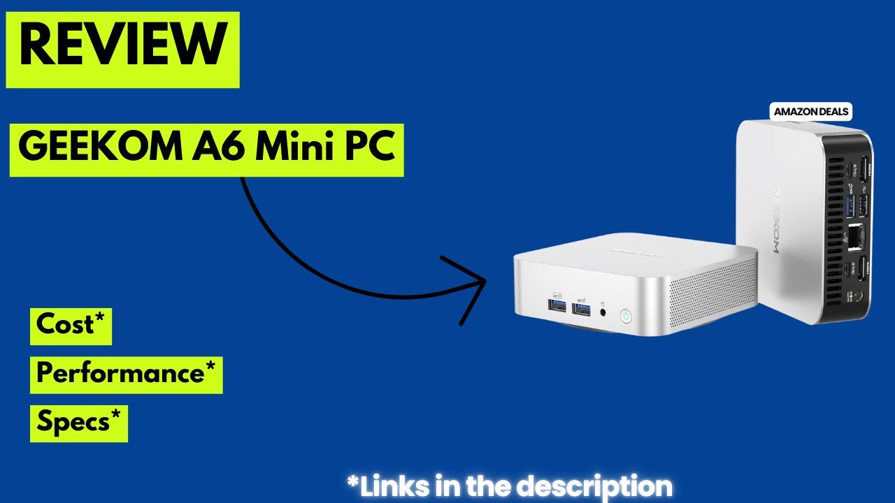 GEEKOM A6 Mini PC Review | Ryzen 7 6800H, 32GB DDR5, 1TB PCIe 4.0