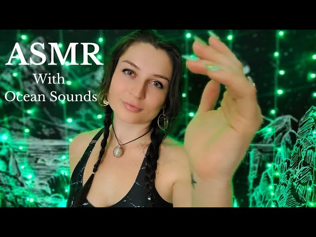 ASMR No Talking w/ Ocean Sounds Removing Stress & Negativity | Reiki Energy | Sleep Inducing Healing