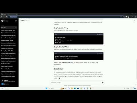pyenv environment activated but python and pip not found