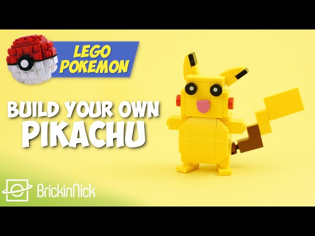 How to build Pikachu  LEGO Pokemon Tutorial 