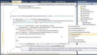 Learn ASP.NET 4.0, C# and Visual Studio 2010 Expert Skills Lesson 11-8: Decompress a file