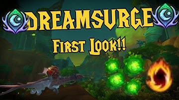 Dreamsurge Zone and Vendors FIRST LOOK!! Patch 10.1.7 PTR - New WoW Green Dragonflight Event