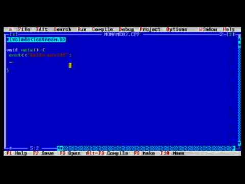 hello world - C++ - YouTube