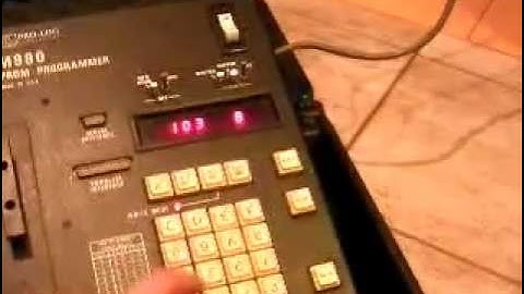 Pro-log M980 working - write/read TMS2532