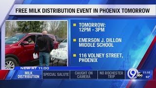 Free milk distribution event in Phoenix