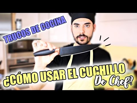 TRUCOS DE COCINA | USO DEL CUCHILLO DE CHEF Y TRES TIPOS DE CORTE