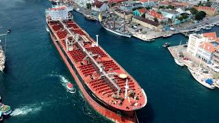 Oiltanker dropped off fresh Crude