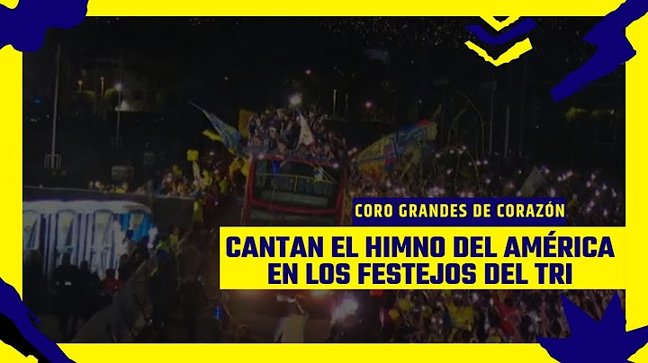 Como en los 80s: Himno del América con el Coro Grandes de Corazón en los festejos del tricampeonato